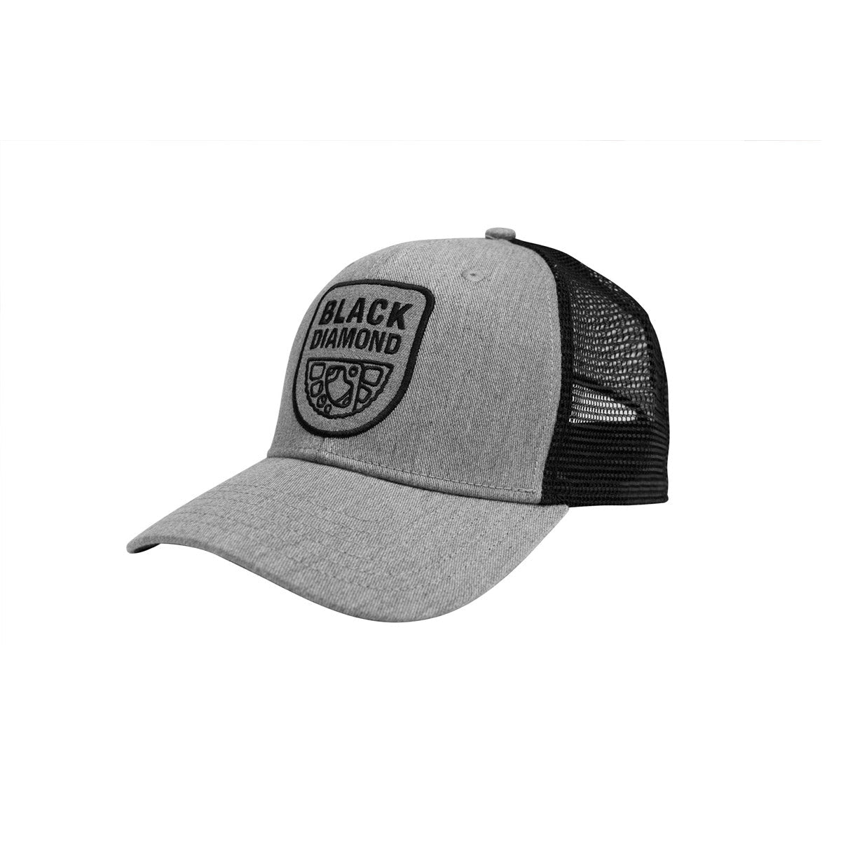 Black Diamond BD Trucker Hat Heathered Aluminum Black