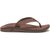 Chaco Men's Classic Flip Leather Dark Brown