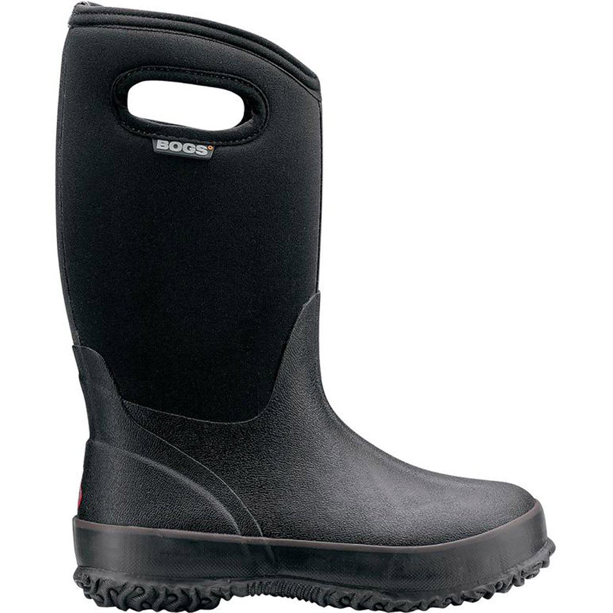 Bogs Kids Classic Black with Handles Black