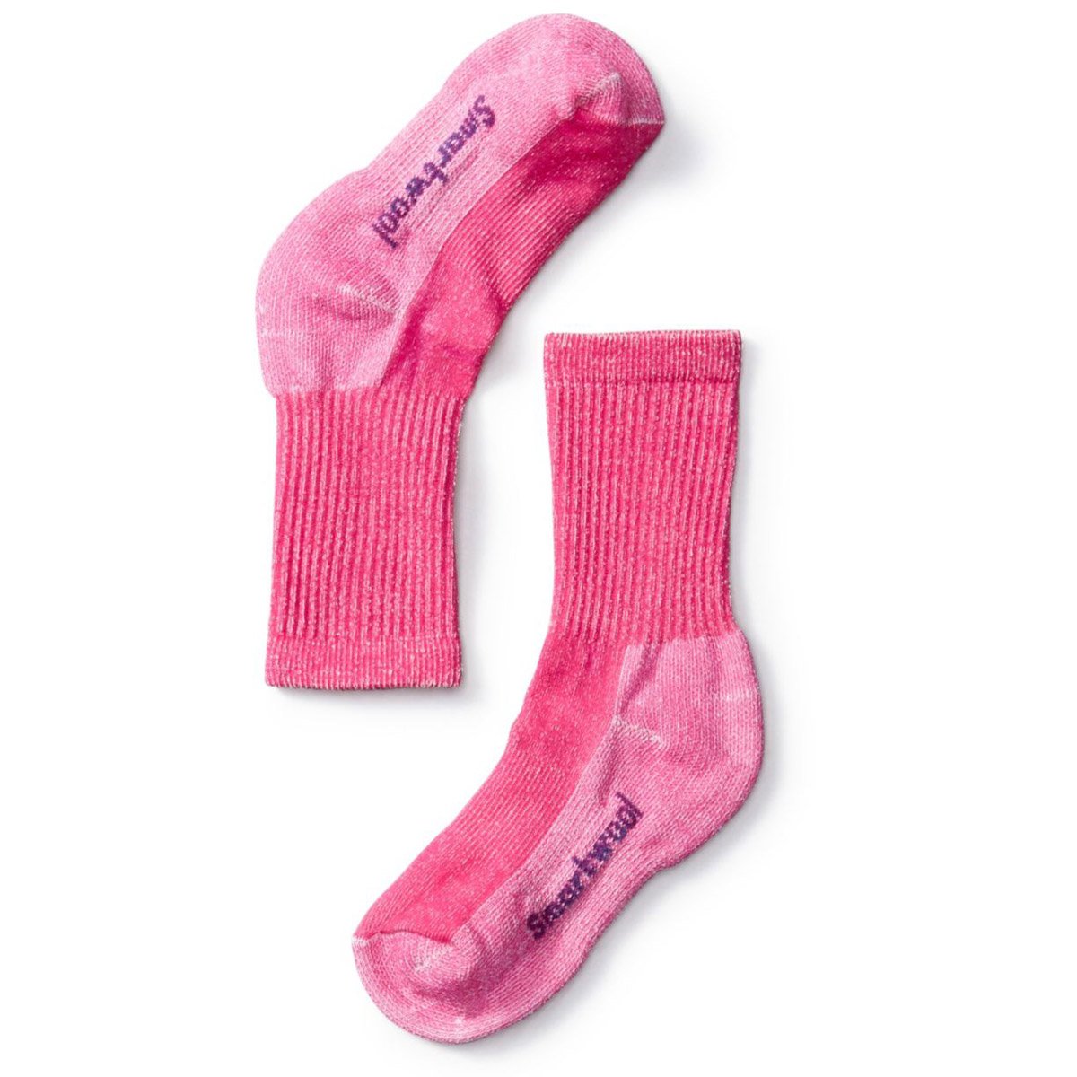 Smartwool Kids&#39; Hike Light Crew Socks Potion Pink