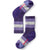 Smartwool Kids' Hike Medium Striped Crew Socks Mountain Purple