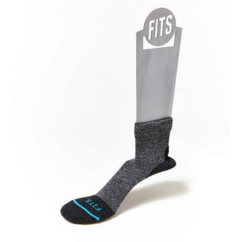 Fits Light Hiker Quarter Socks Coal