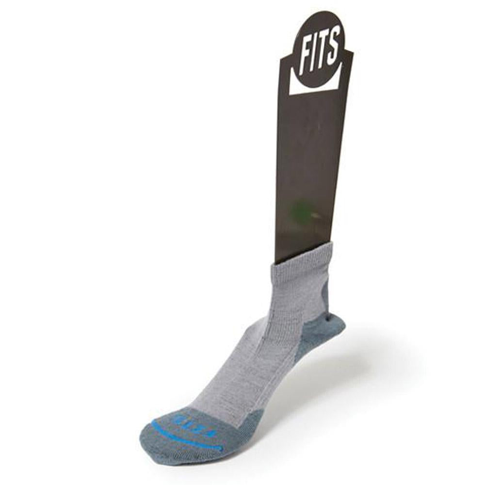 Fits Light Hiker Quarter Socks Titanium