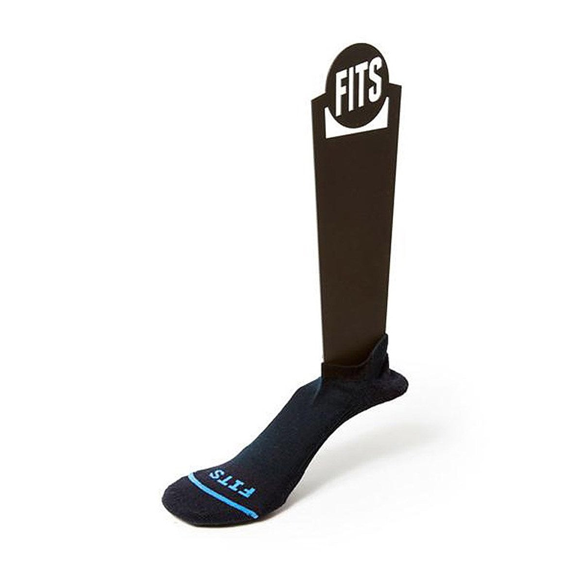 Fits Light Runner No Show Socks Black