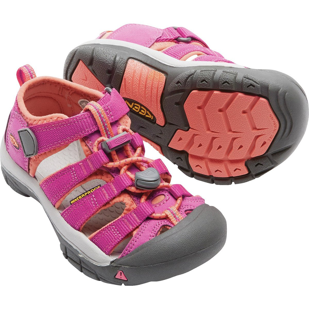Keen Little Kids Newport H2 Sandal Very Berry Fusion Coral