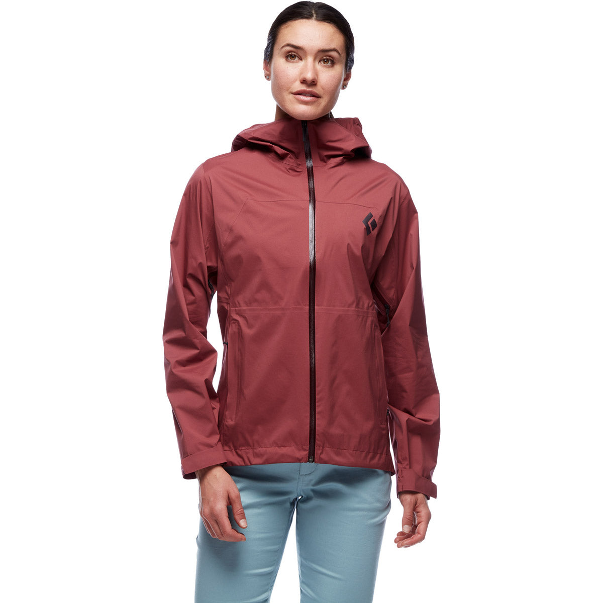 Black Diamond Women&#39;s StormLine Stretch Rain Shell Cherrywood