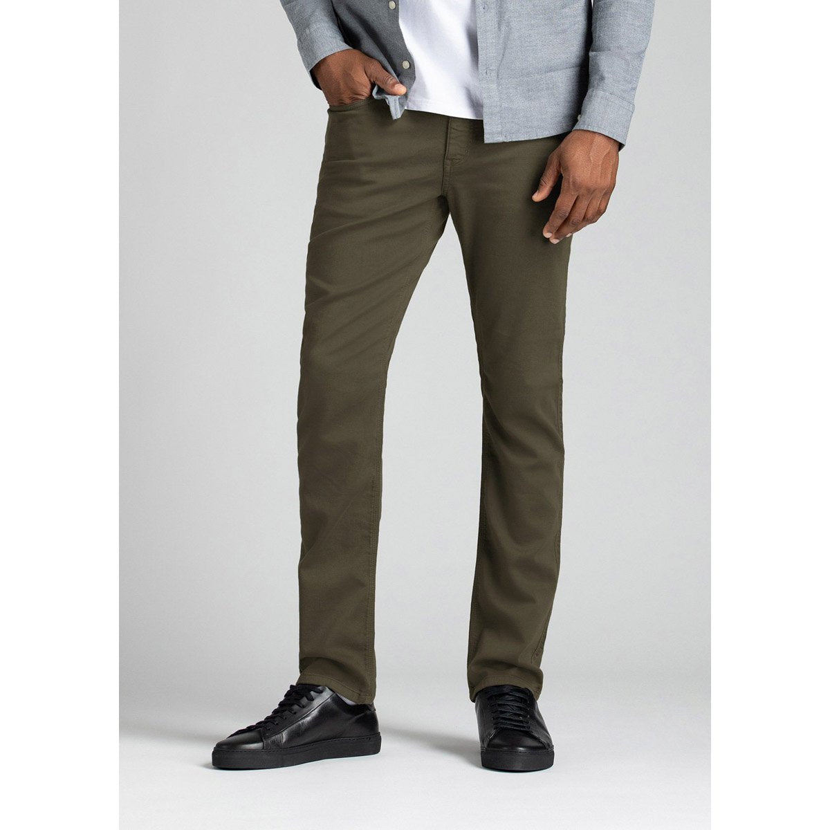 DU/ER Men&#39;s No Sweat Pant Relaxed Army Green