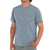 Free Fly Apparel Men's Bamboo Flex Pocket Tee Heather Blue Dusk