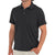 Free Fly Apparel Men's Bamboo Heritage Polo Vintage Black