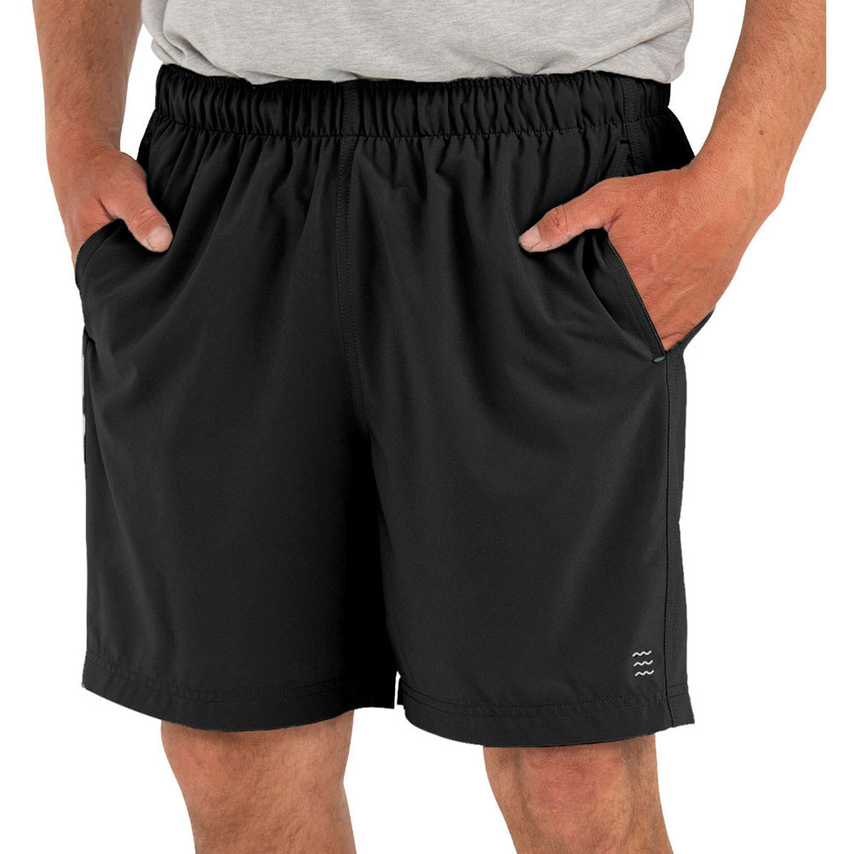 Free Fly Apparel Men&#39;s Breeze Short - 6&quot; Black