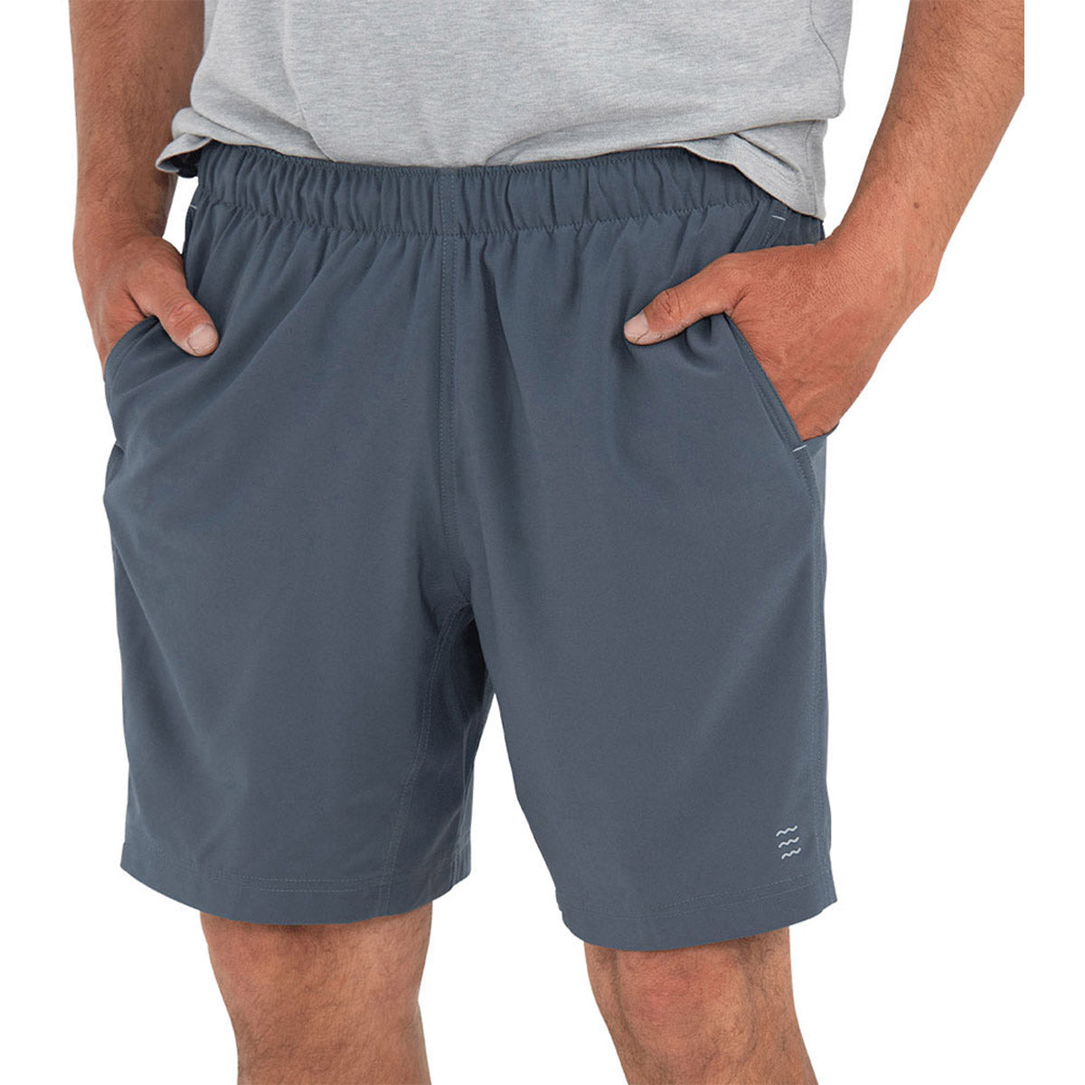 Free Fly Apparel Men's Breeze Short - 6" Blue Dusk II