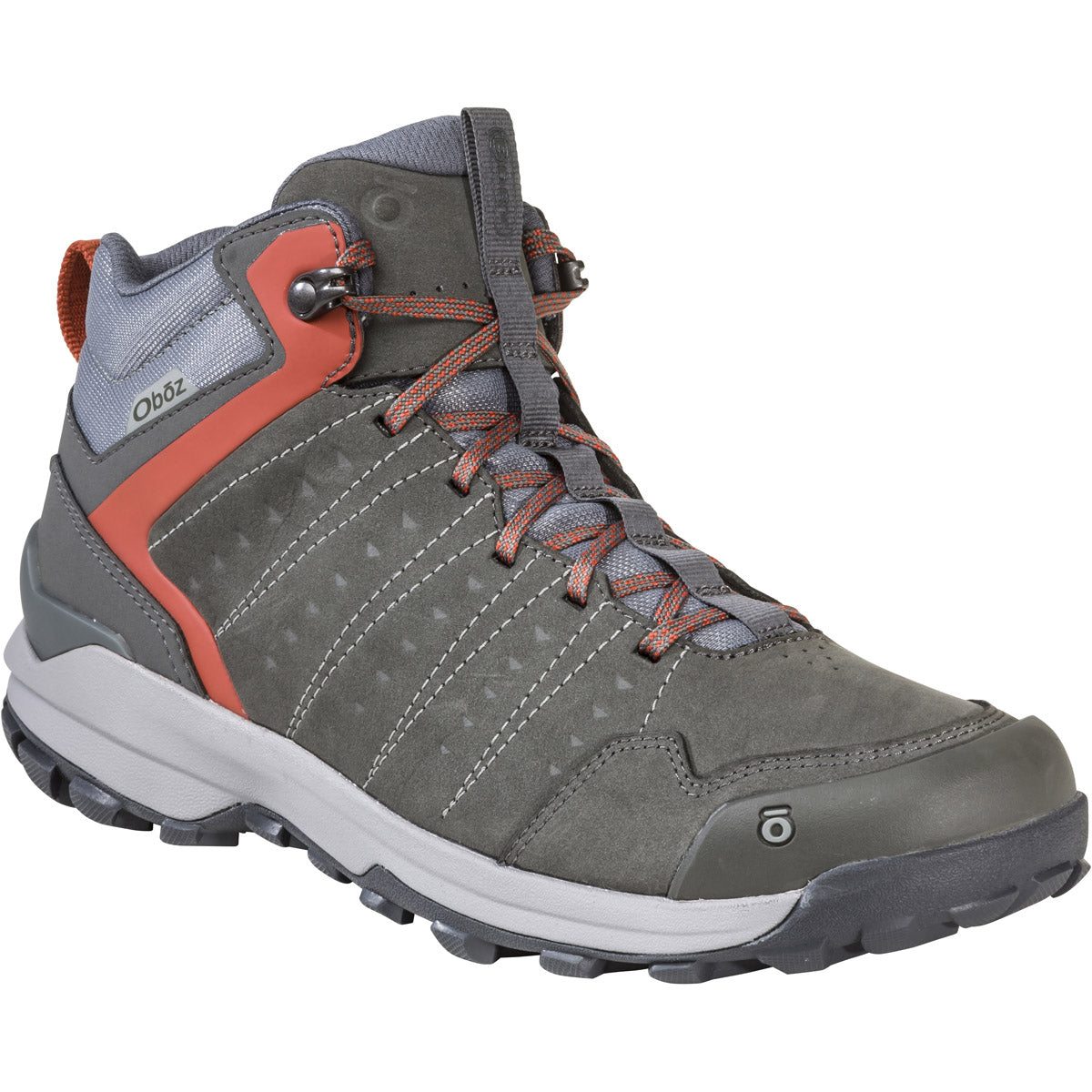 Oboz Men's Sypes Mid Leather Waterproof Gunmetal