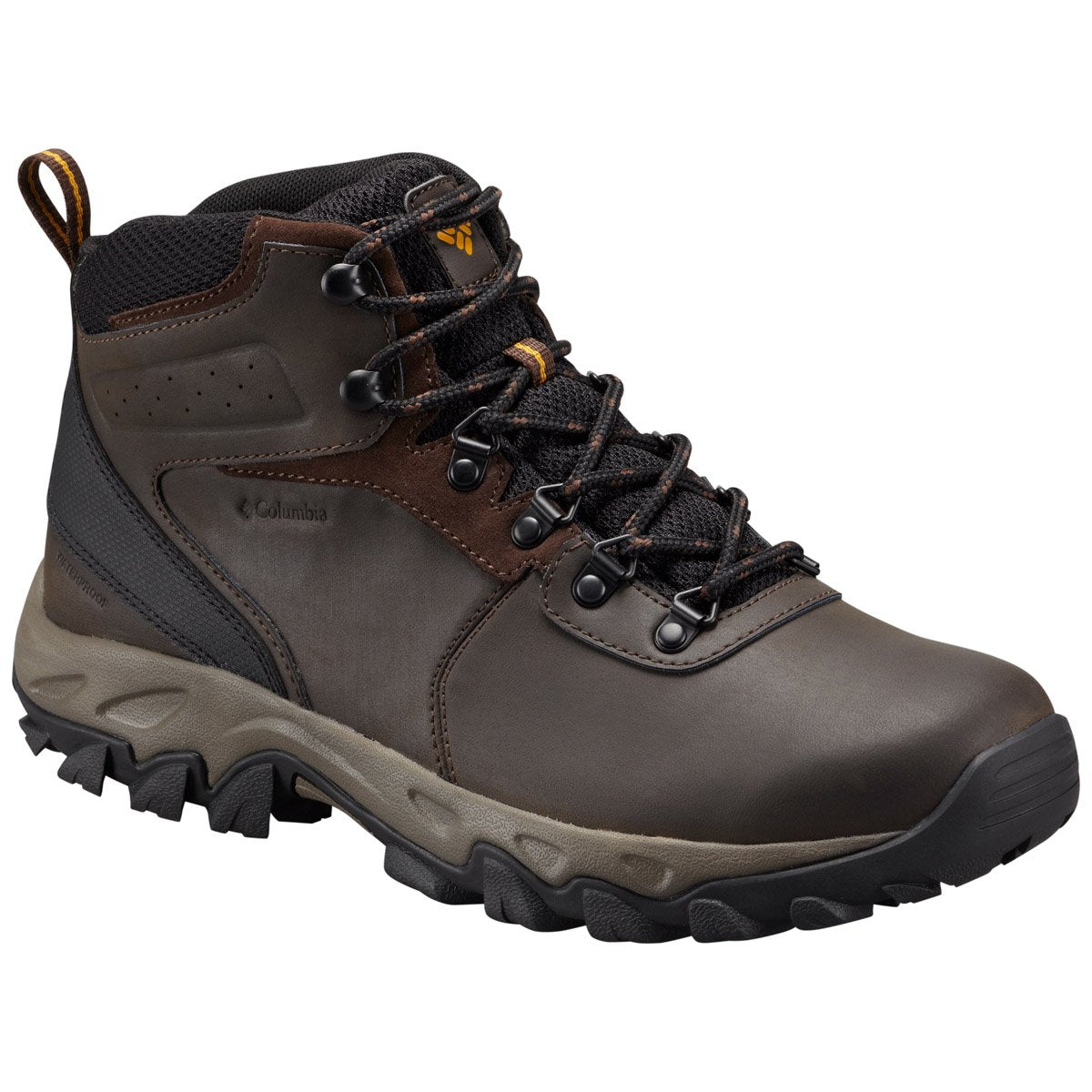 Columbia Men&#39;s Newton Ridge Plus II Waterproof Hiking Boot Cordovan Squash