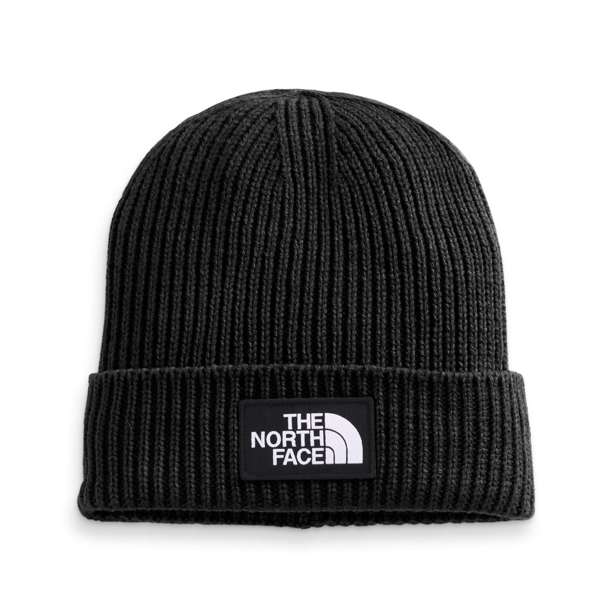 The North Face TNF Logo Box Cuffed Beanie TNF Black