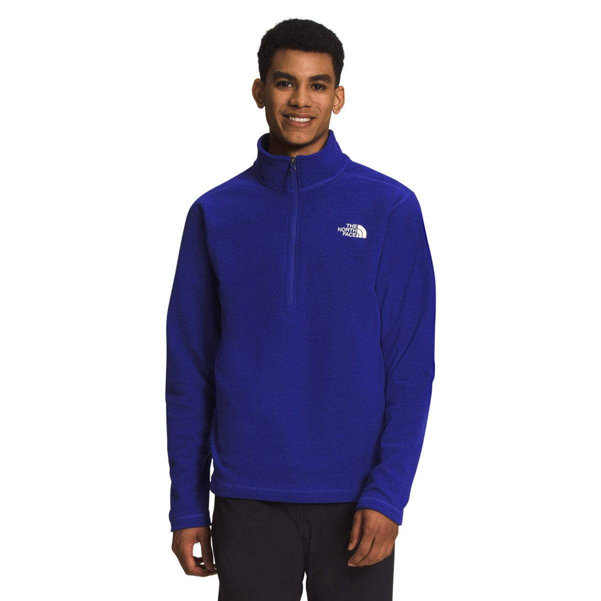 The North Face Men&#39;s Textured Cap Rock ¼ Zip Lapis Blue