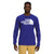 The North Face Men's Long-Sleeve Half Dome Tee Lapis Blue/TNF White