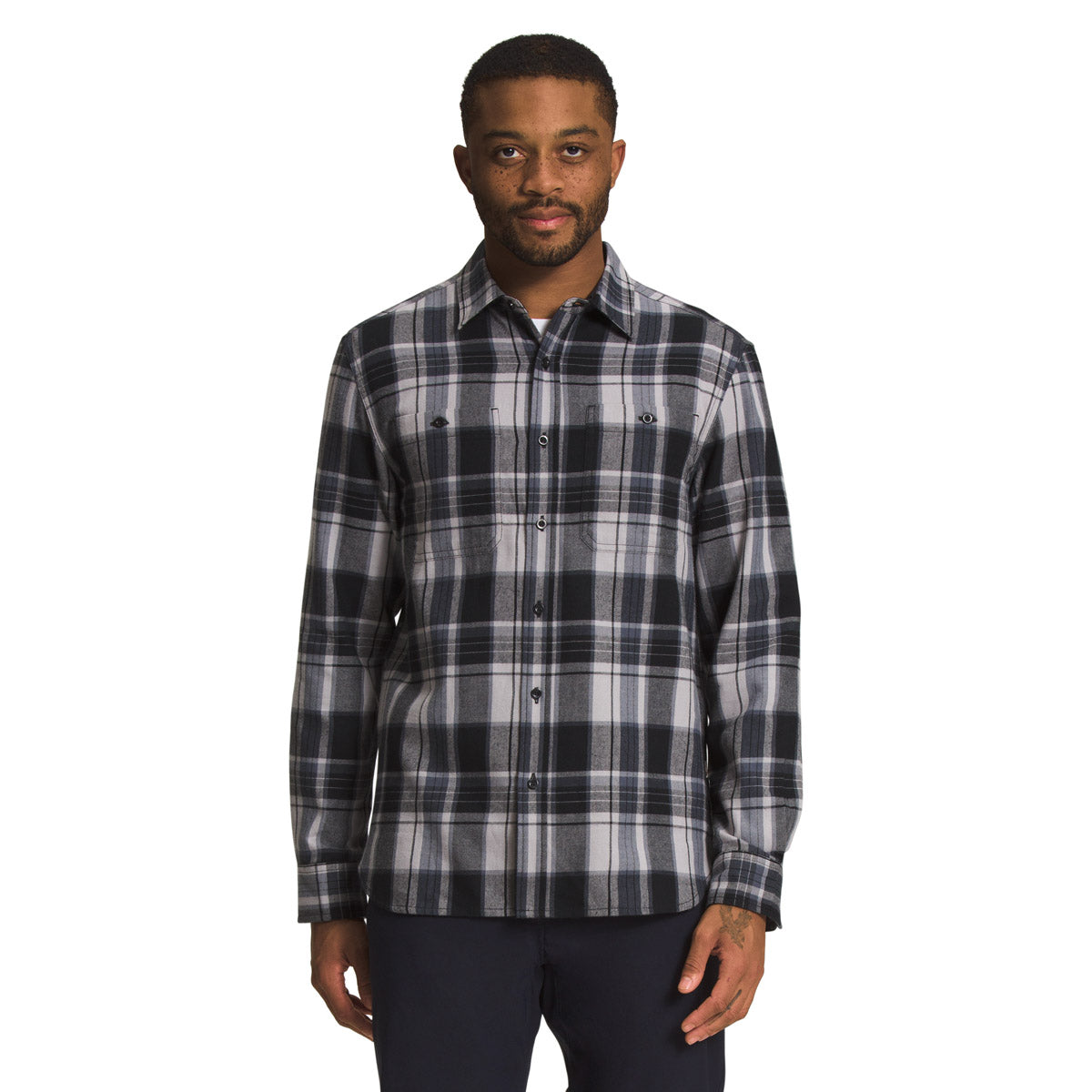 The North Face Men&#39;s Arroyo Flannel Shirt Aviator Navy edium Icon Plaid 2 / M