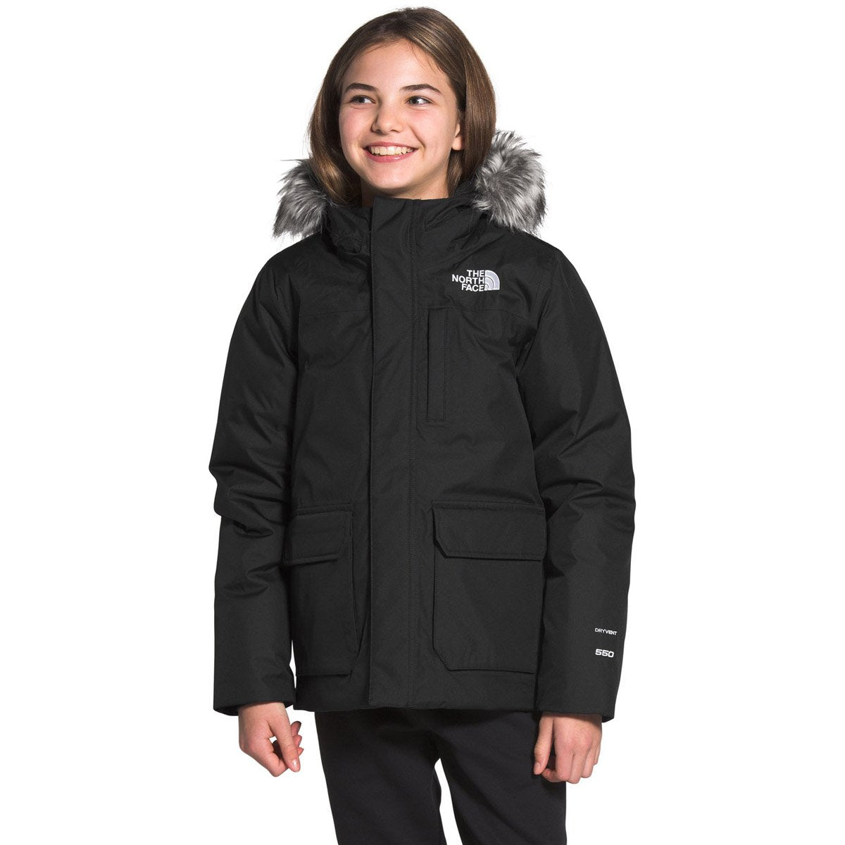 The North Face Girls&#39; Greenland Parka TNF Black