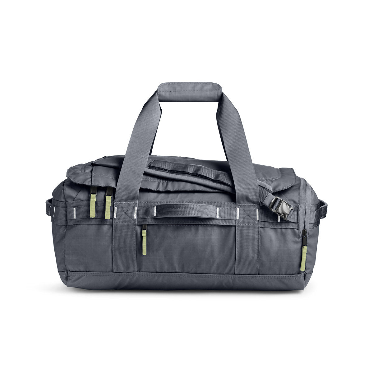 The North Face Base Camp Voyager Duffel - 42L Vanadis Grey/Pale Lime Yellow