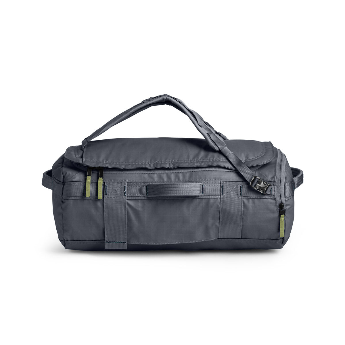 The North Face Base Camp Voyager Duffel - 32L Vanadis Grey/Pale Lime Yellow