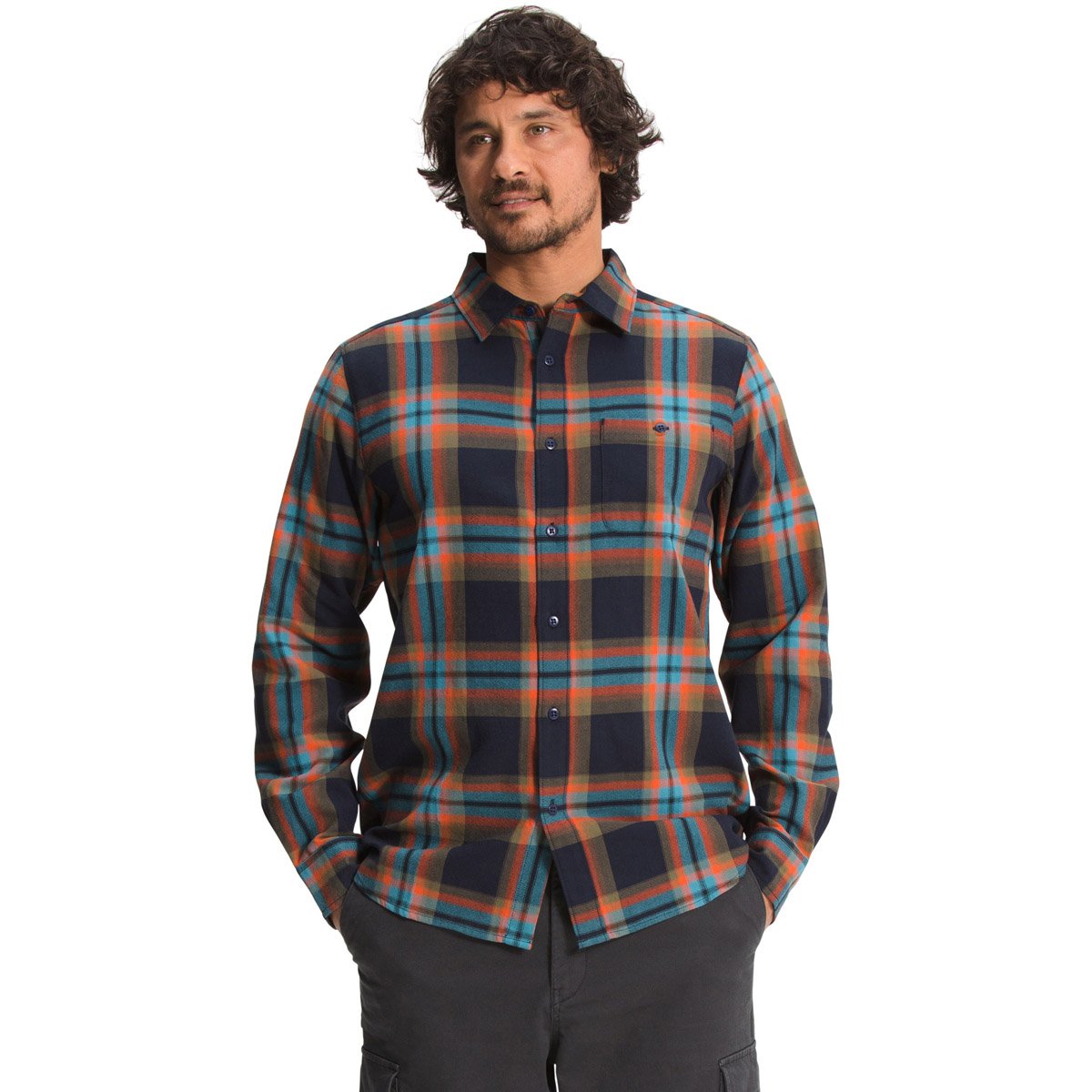 The North Face Men&#39;s Hayden Pass 2.0 Shirt Aviator Navy Medium Bold Shadow Plaid