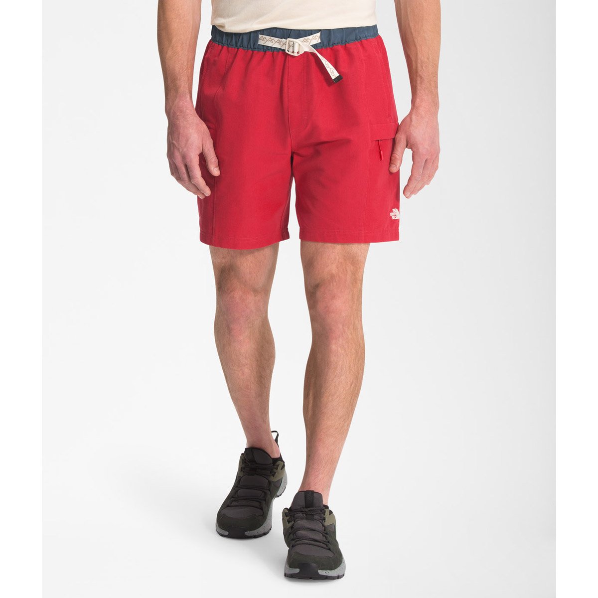 The North Face Men&#39;s Class V Belted Short Rococco Red/Vintageindigo