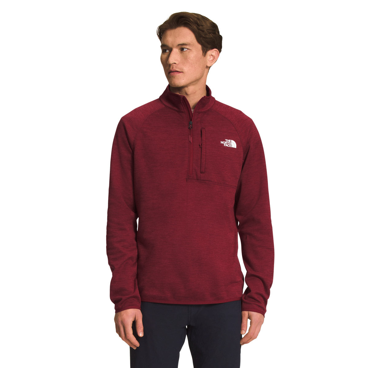 The North Face Men&#39;s Canyonlands ½ Zip Cordovan Heather