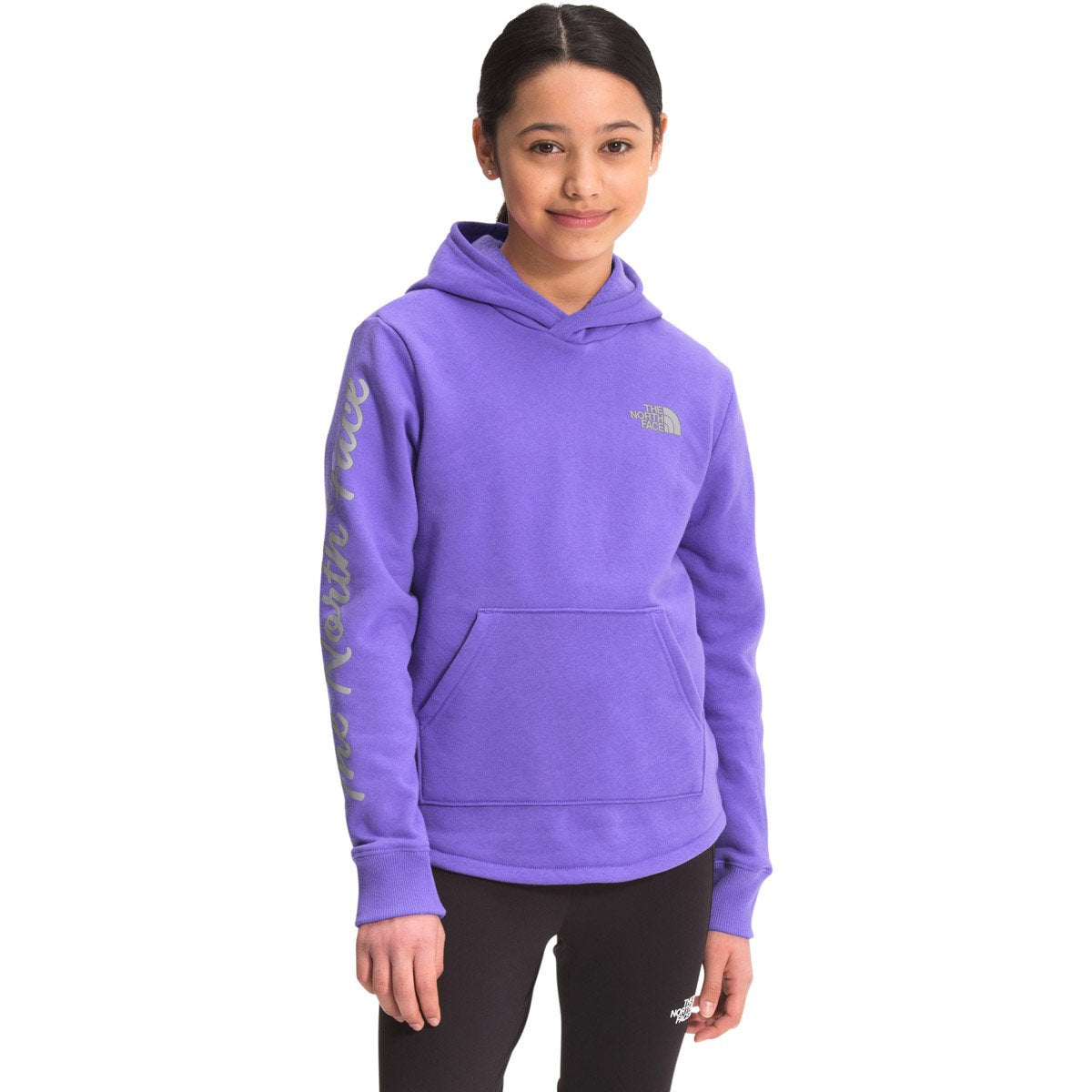 The North Face Girls&#39; Camp Fleece Pullover Hoodie Sweet Violet