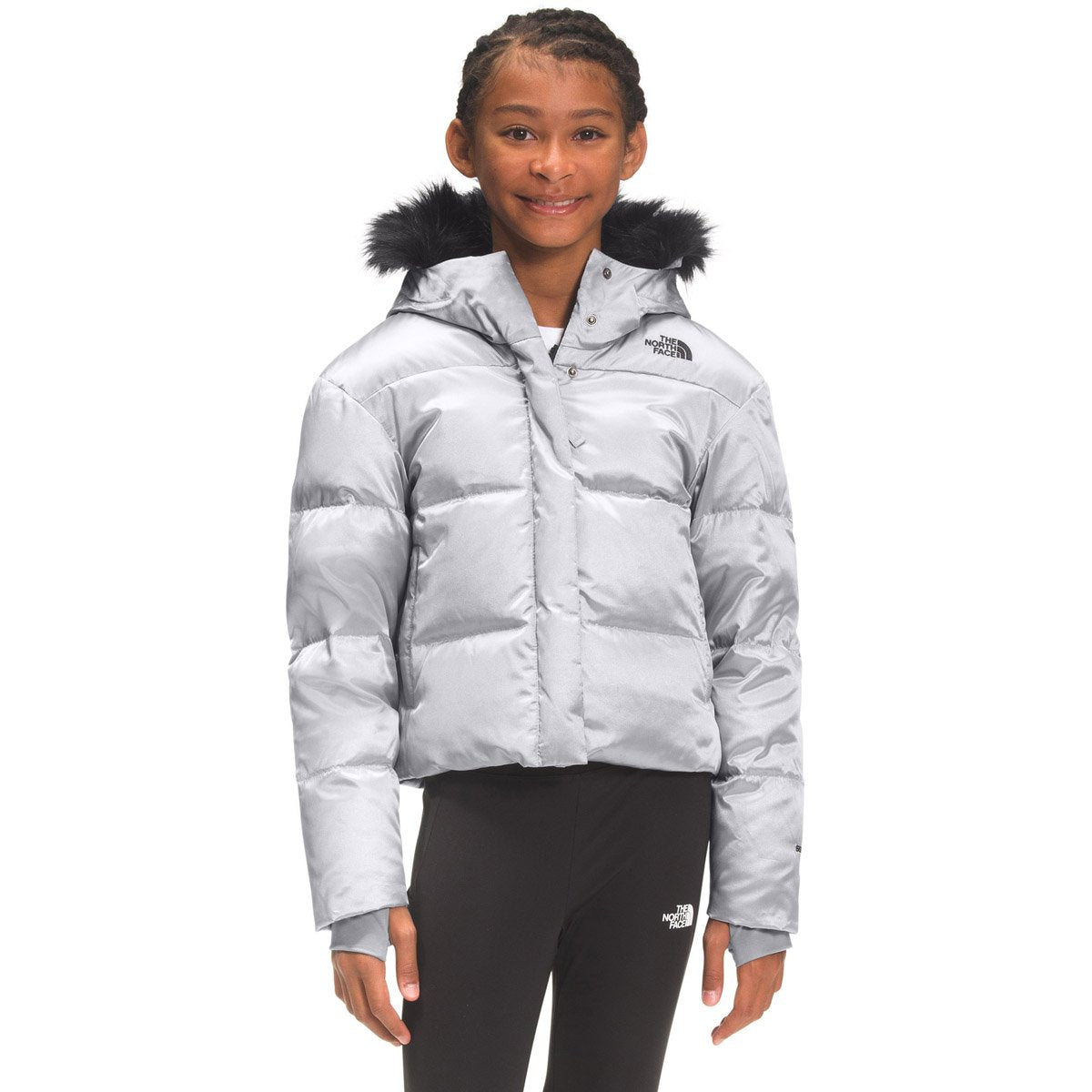 The North Face Girls&#39; Printed Dealio City Jacket