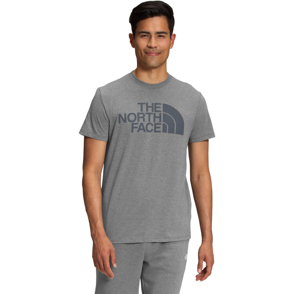 The North Face Men&#39;s Short-Sleeve Half Dome Tri-Blend Tee TNF Medium Grey Heather/TNF Medium Grey Heather