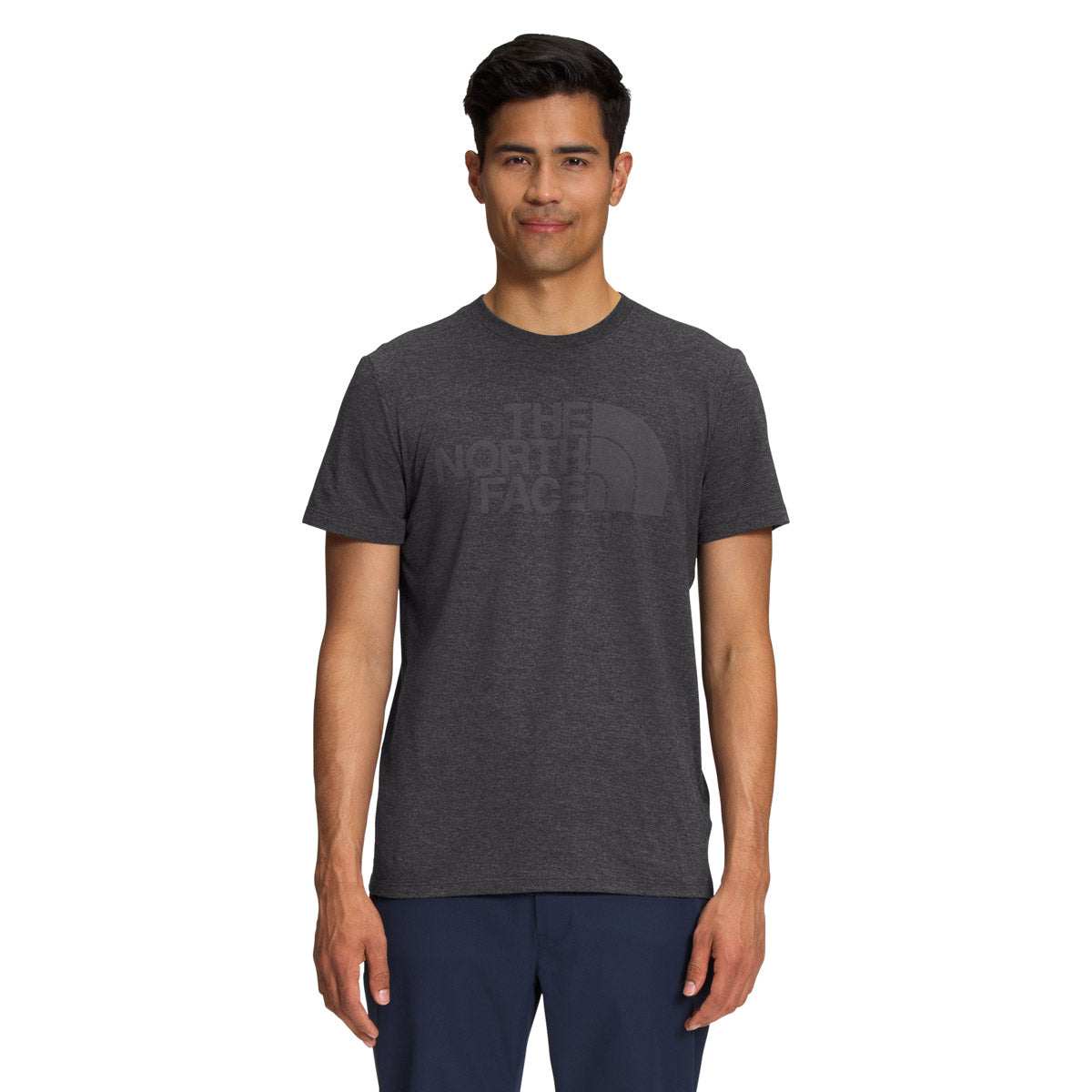 The North Face Men's Short-Sleeve Half Dome Tri-Blend Tee TNF Black Heather/TNF Black