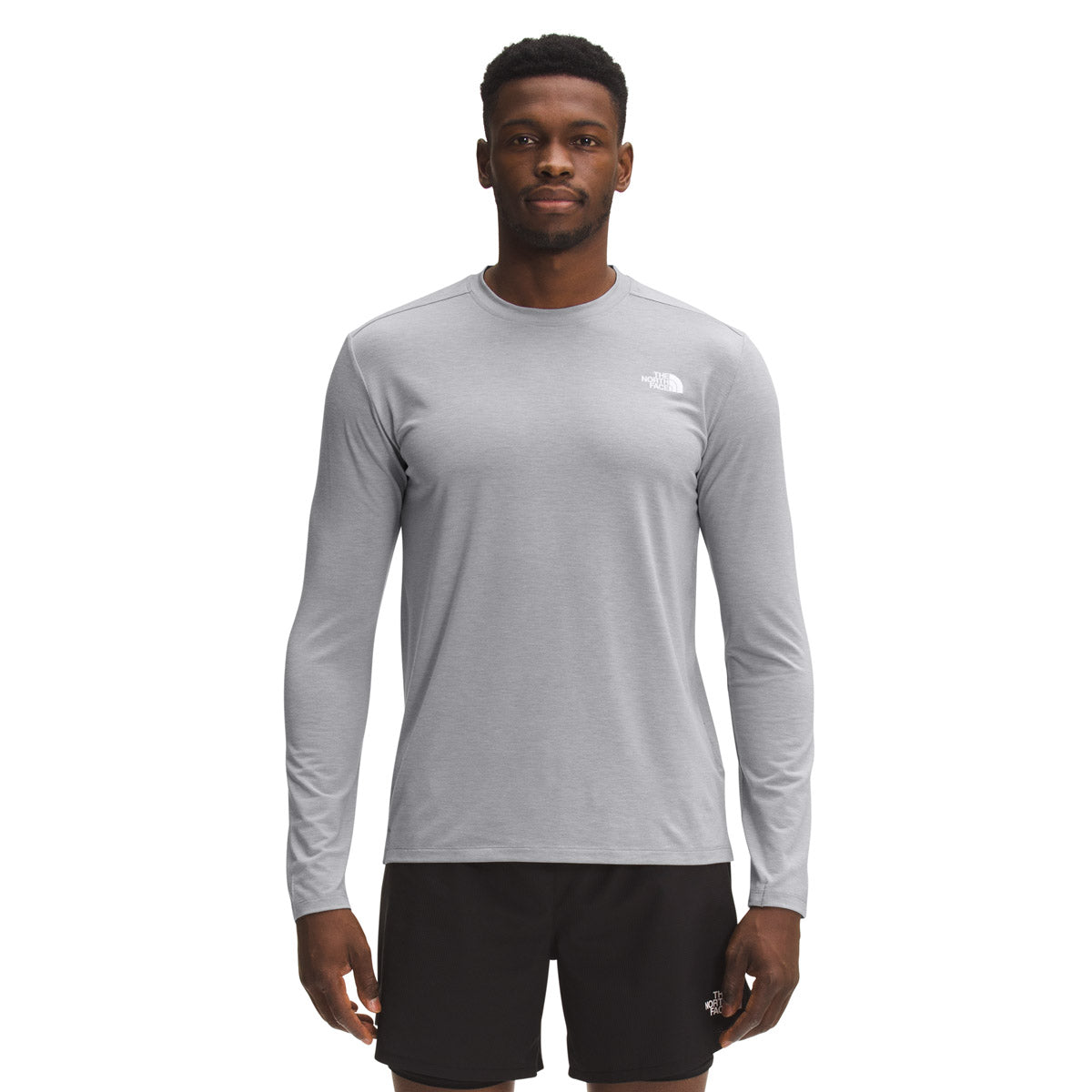 The North Face Men's Wander Long-Sleeve Meld Grey Heather