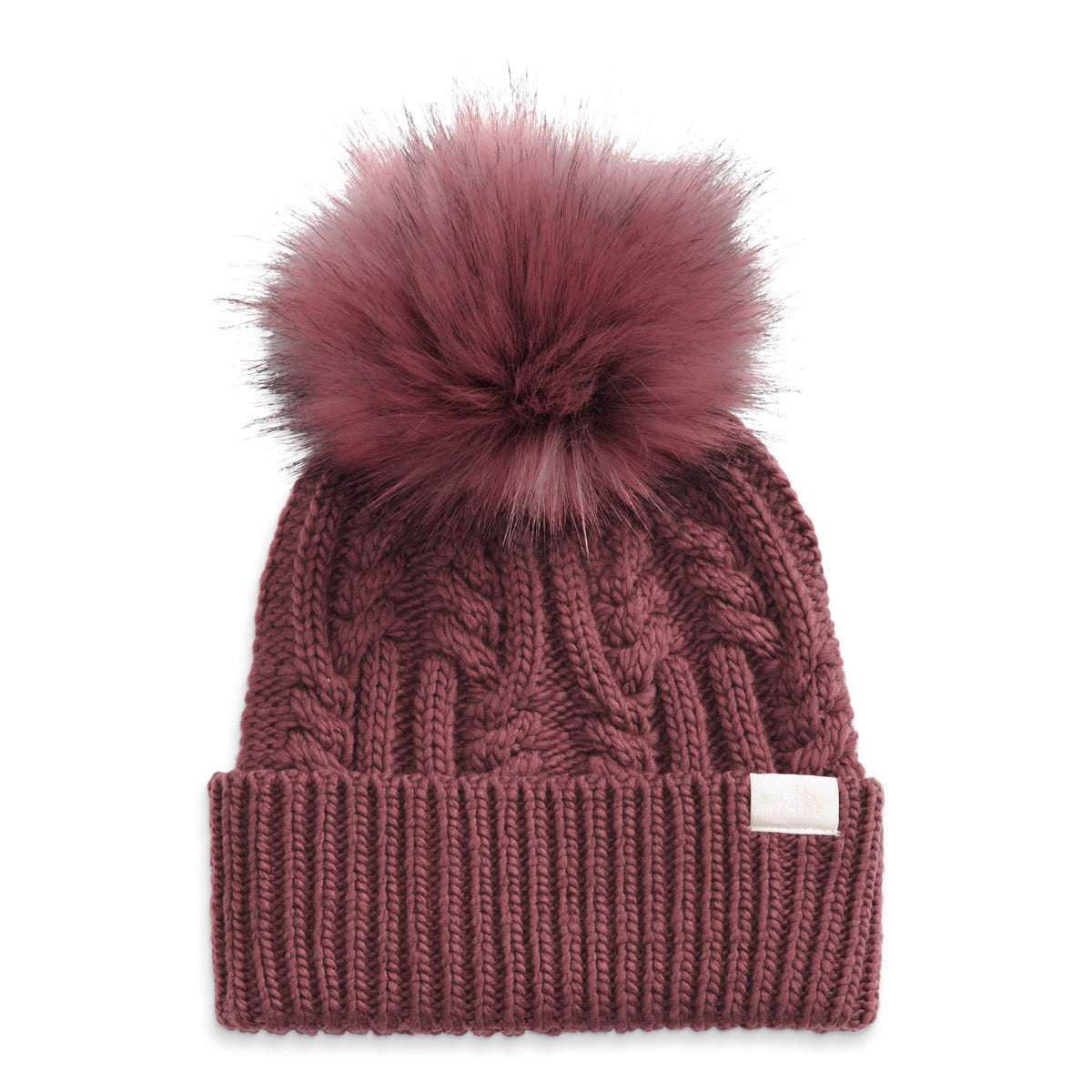 The North Face Women&#39;s Oh Mega Fur Pom Beanie Wild Ginger