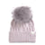 The North Face Women's Oh Mega Fur Pom Beanie Lavender Fog