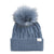 The North Face Women's Oh Mega Fur Pom Beanie Folk Blue