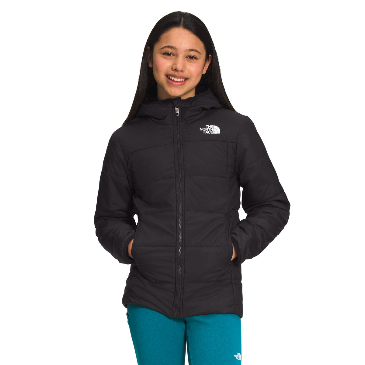 The North Face Girls&#39; Reversible Mossbud Parka