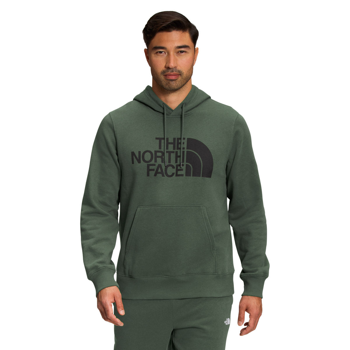 The North Face Men&#39;s Half Dome Pullover Hoodie Thyme/TNF Black