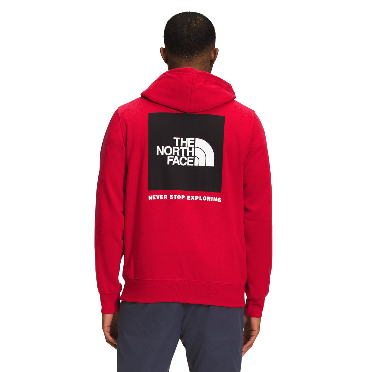 The North Face Men&#39;s Box NSE Pullover Hoodie TNF Red/TNF Black