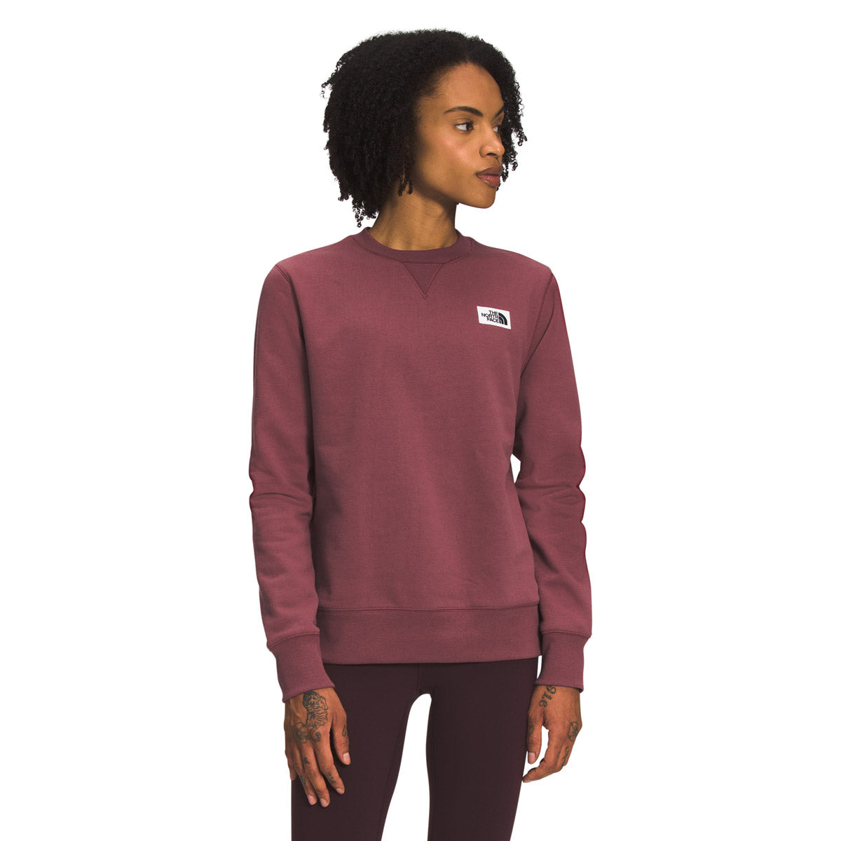 The North Face Women's Heritage Patch Crew Wild Ginger