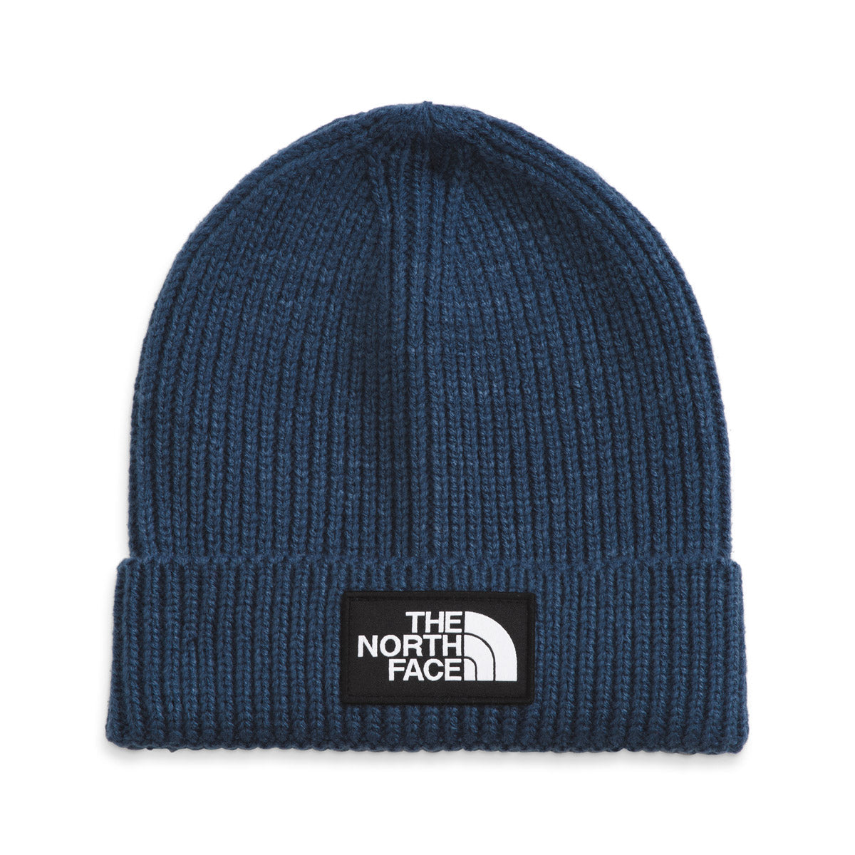 The North Face Kids&#39; TNF Box Logo Cuffed Beanie Shady Blue