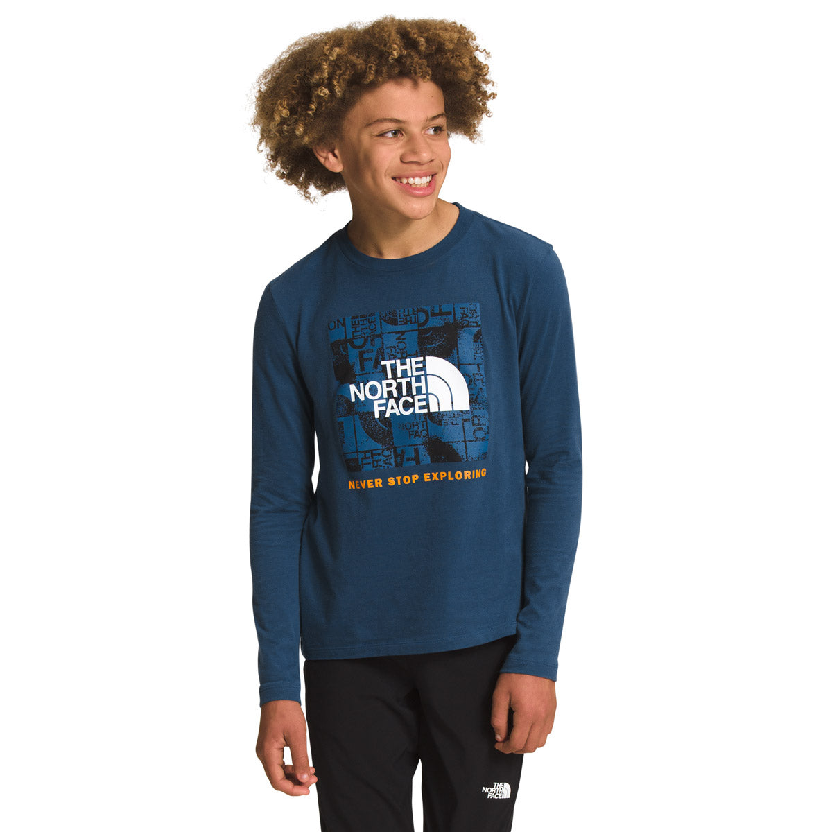 The North Face Boys&#39; Long-Sleeve Graphic Tee