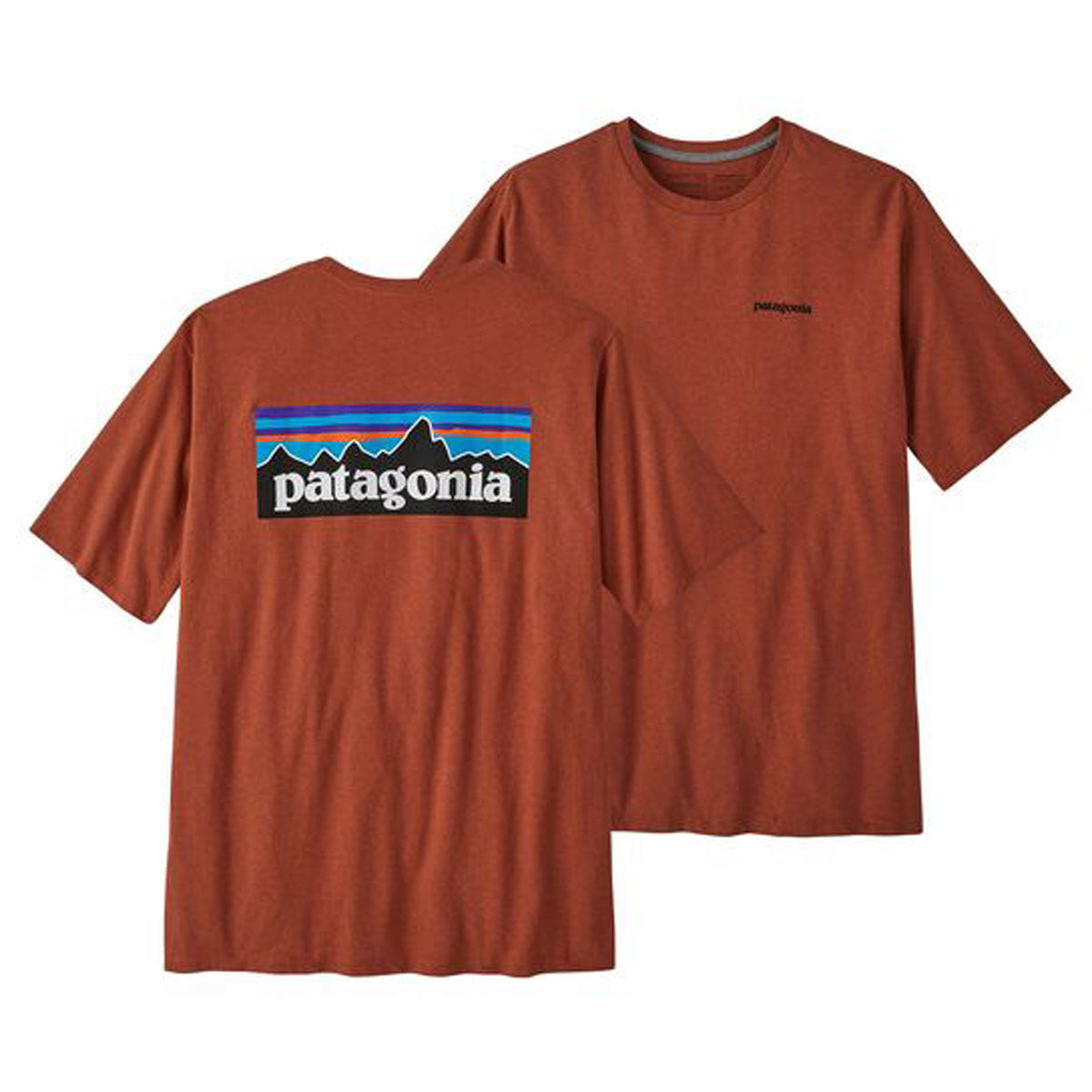 Patagonia Men's P-6 Logo Responsibili-Tee Quartz Coral