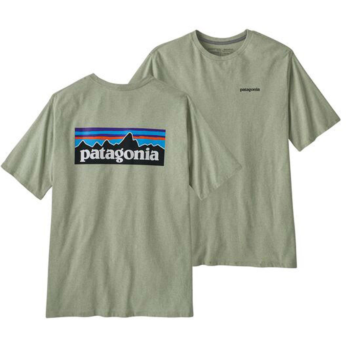 Patagonia Men's P-6 Logo Responsibili-Tee alvia Green / S