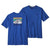 Patagonia Men's Line Logo Ridge Pullovercket Responsibili-Tee Bayou Blue w/ound Blue / S