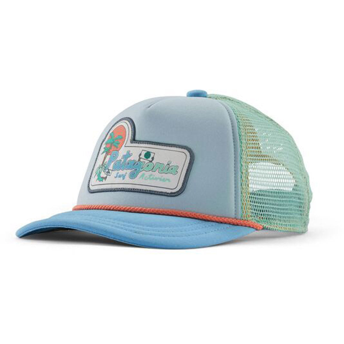 Patagonia Kids' Interstate Hat Palm Protest Jr: Lago Blue
