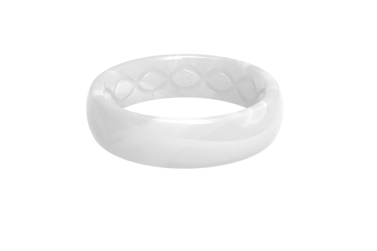 Groove Life Corp Women&#39;s Groove Ring Thin Solid Pearl