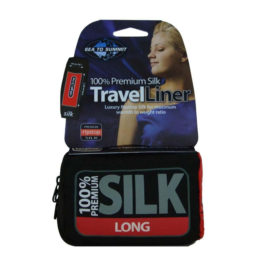 Premium Silk Travel Liner - Long Rectangular-Sea to Summit-Navy Blue-Uncle Dan's, Rock/Creek, and Gearhead Outfitters
