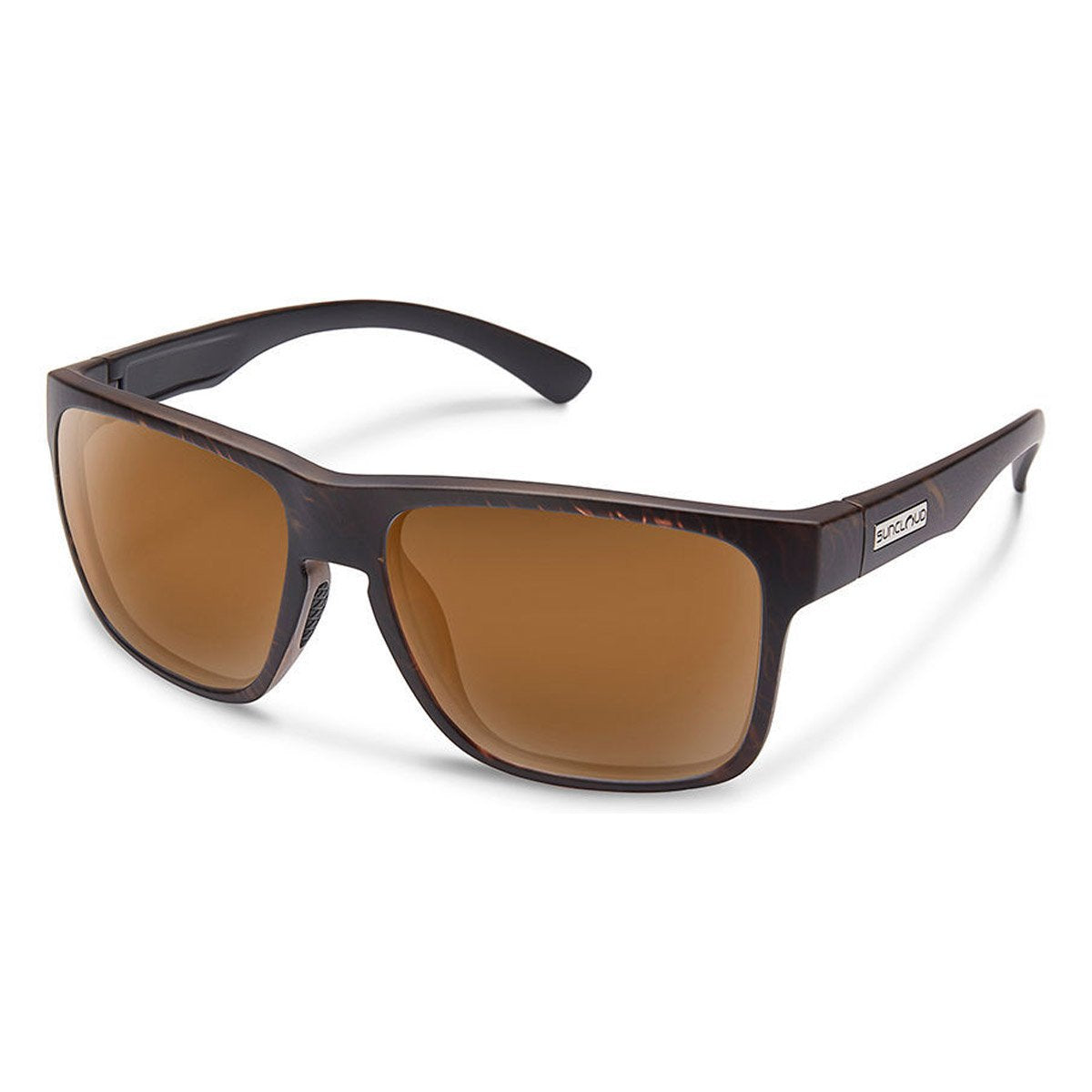 Suncloud Rambler Sunglasses (Medium Fit) Blackened Tortoise/Polarized Brown