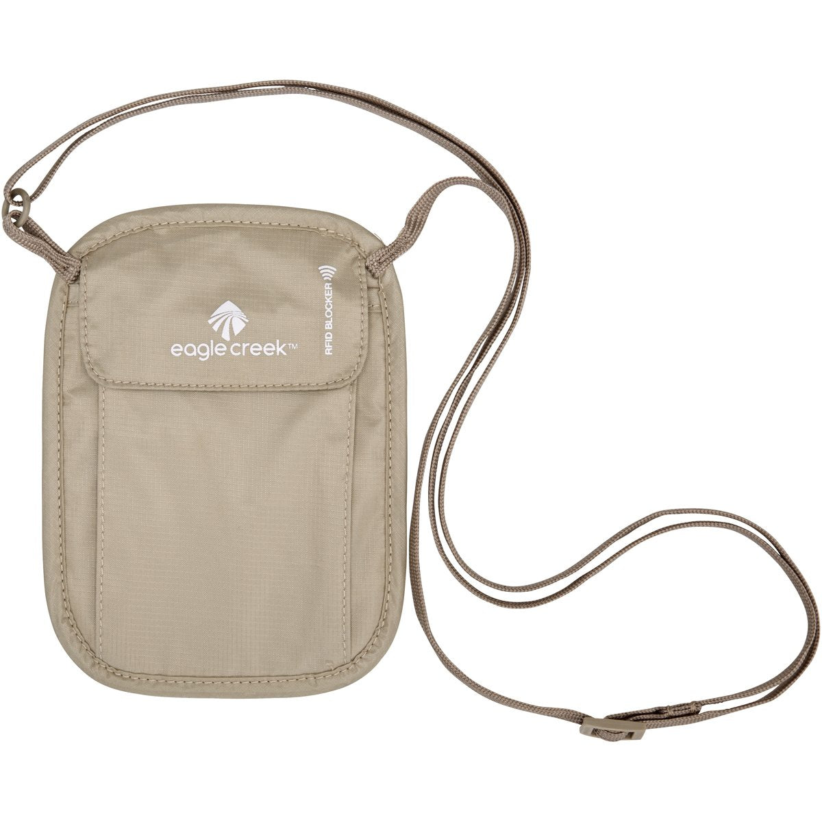 RFID Blocker Neck Wallet-Eagle Creek-Tan-Uncle Dan's, Rock/Creek, and Gearhead Outfitters