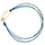 Bronwen Radiance Bracelet Mixed Blues - Gold